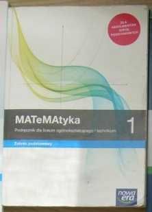 Podręcznik do szkoły średniej Nowa Era, matematyka, cz. 1