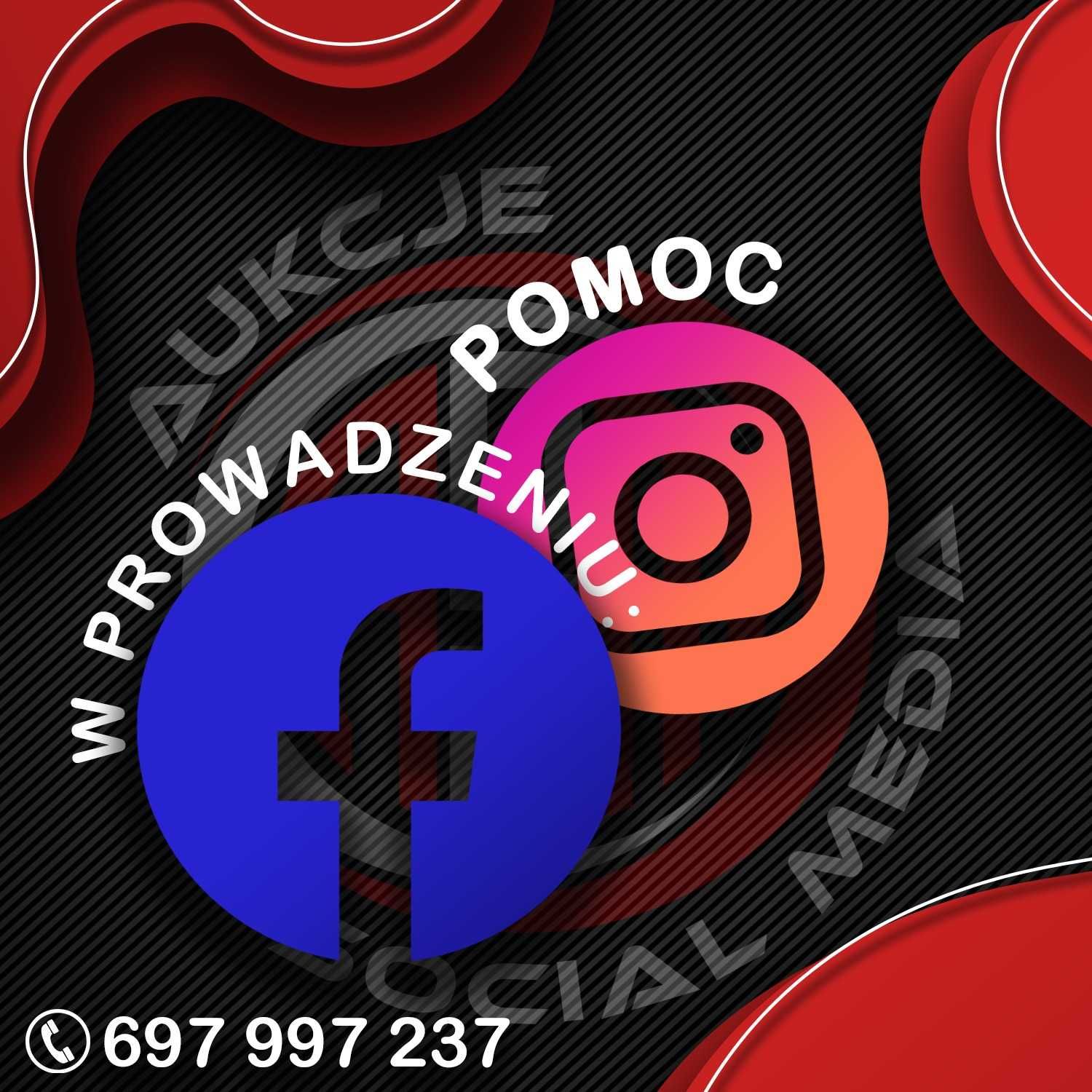 Prowadzenie Fanpage Facebook Social Media TikTok Instagram obsługa