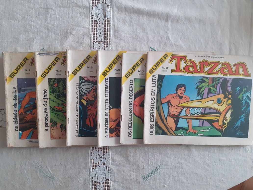 Livros bd tarzan