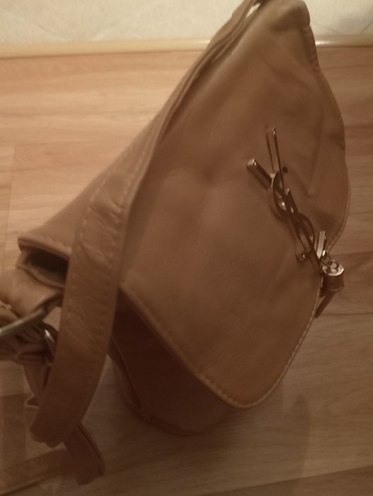 Nowa torebka cross body inspiracja YSL jasny brąz