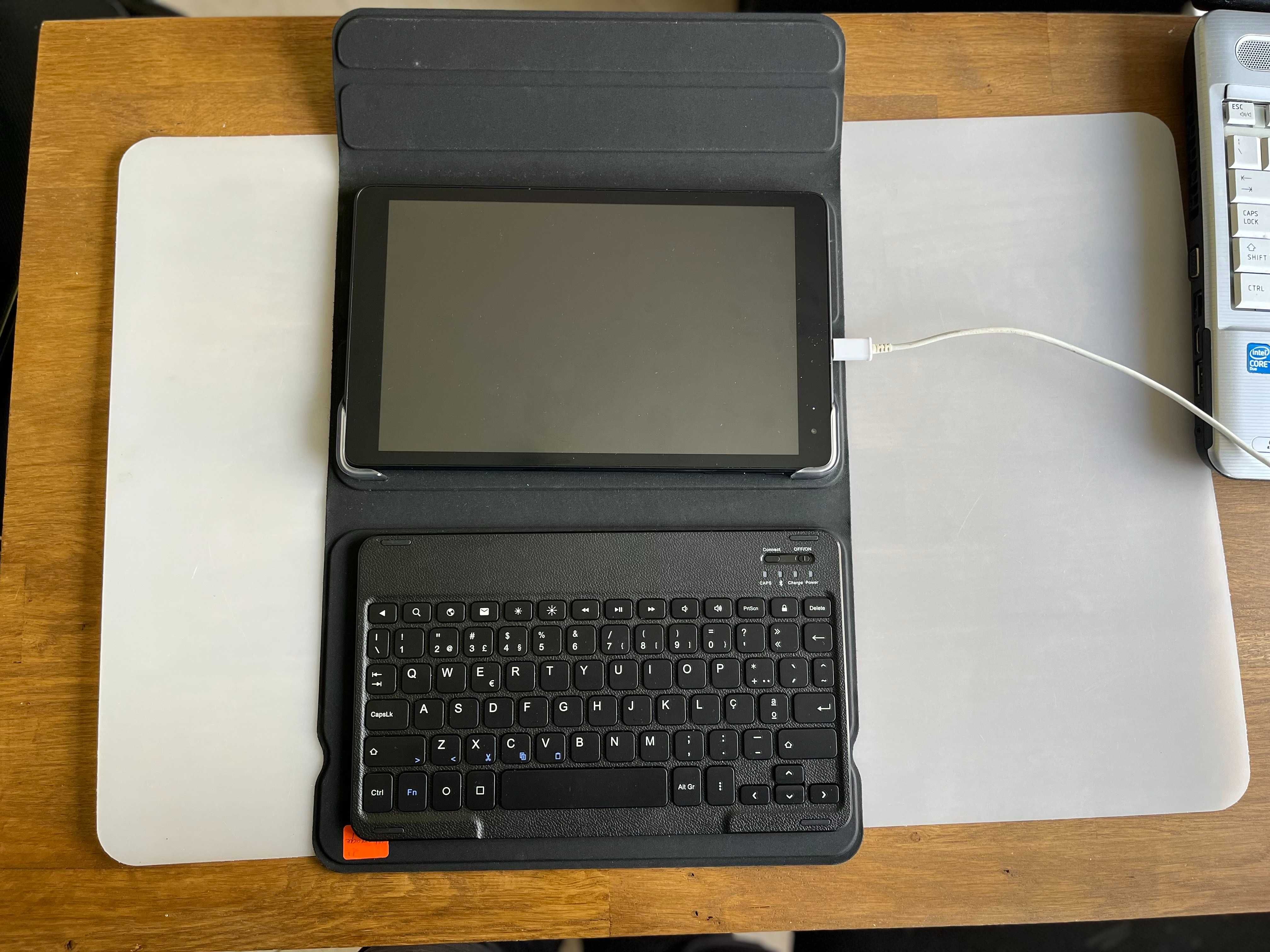 Conjunto Tablet Tablet Alcatel 1 T 10 + Capa + Teclado bluetooth IMPEC