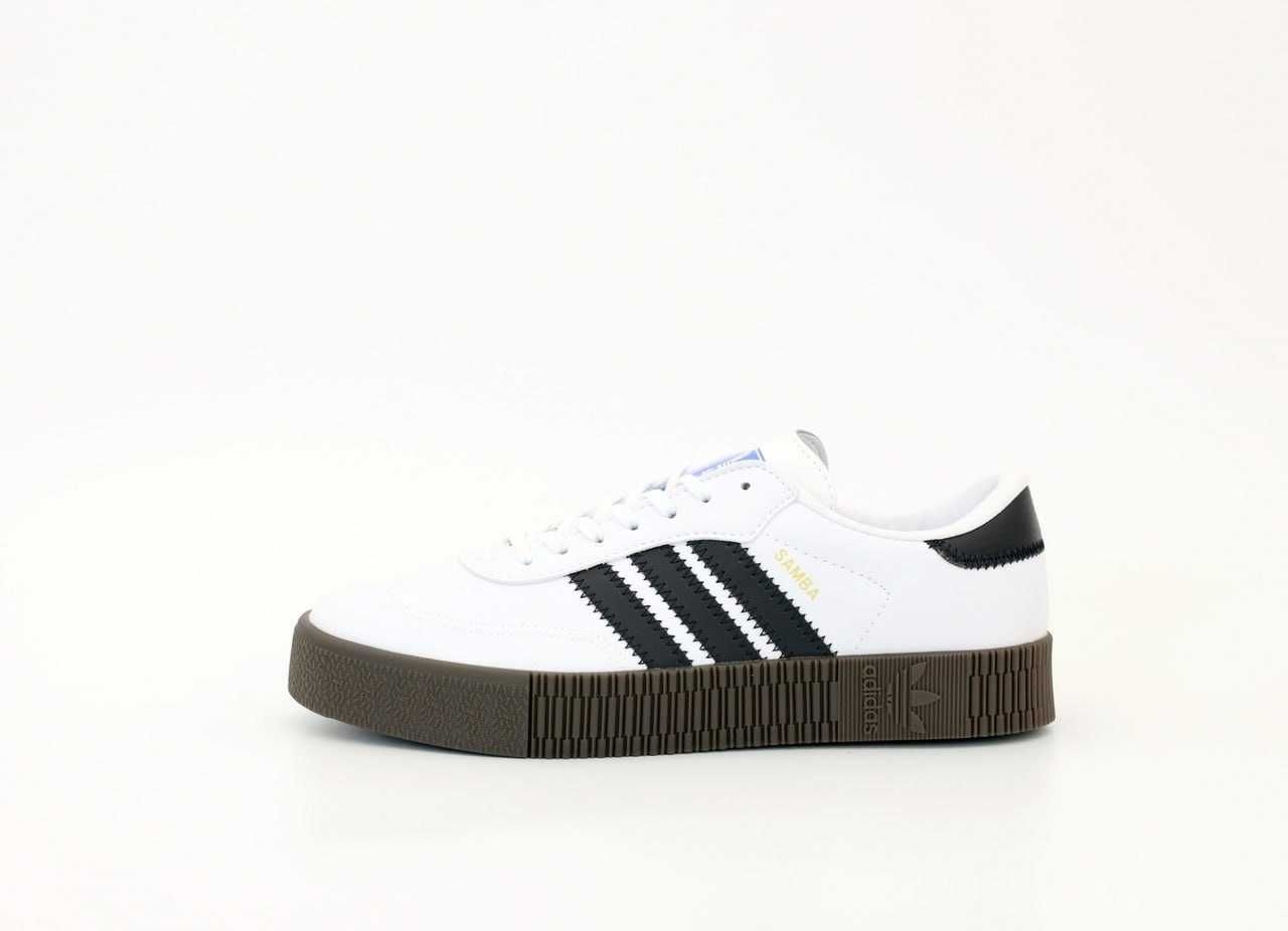 Женские кожаные кроссовки Adidas Samba Valentine's Day адидас самба