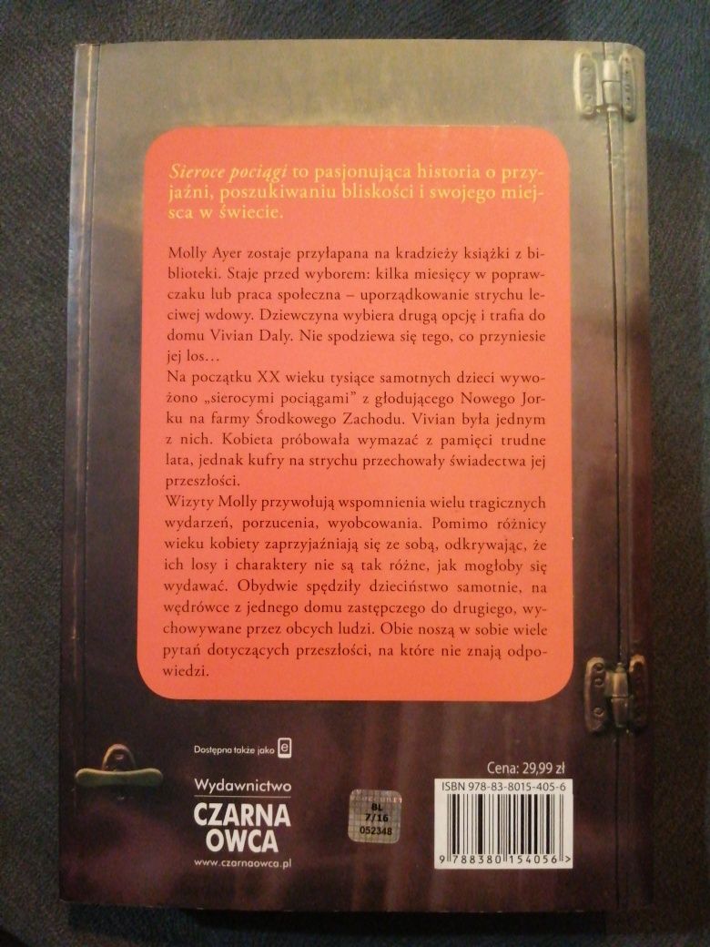 "Sieroce Pociągi" Christina Baker Kline