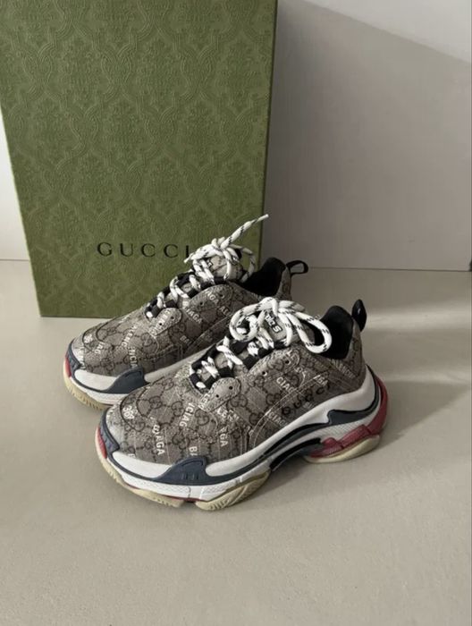 Balanciaga x gucci Triple S