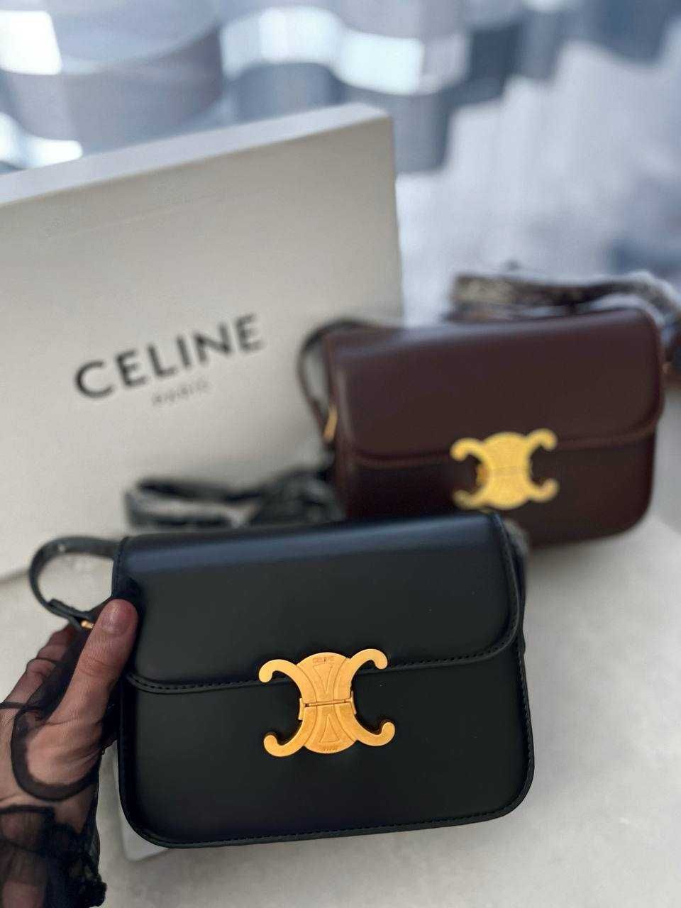 Шкіряна сумка CELINE Triomphe