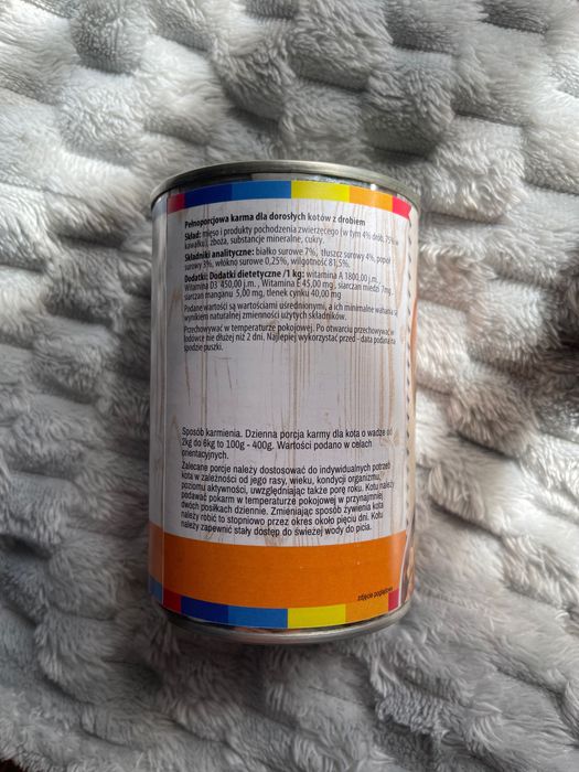 Zestaw 12x PAKO karma mokra puszka dla kota