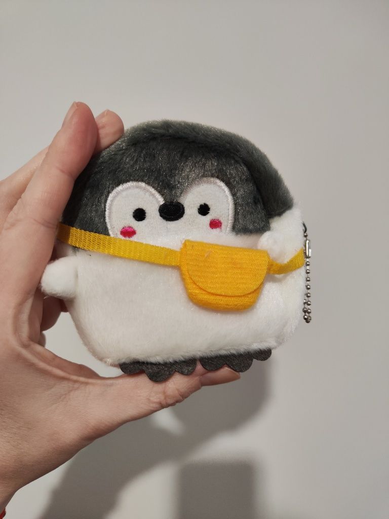 Portfelik portfel pingwin pingwinek saszetka pluszak brelok