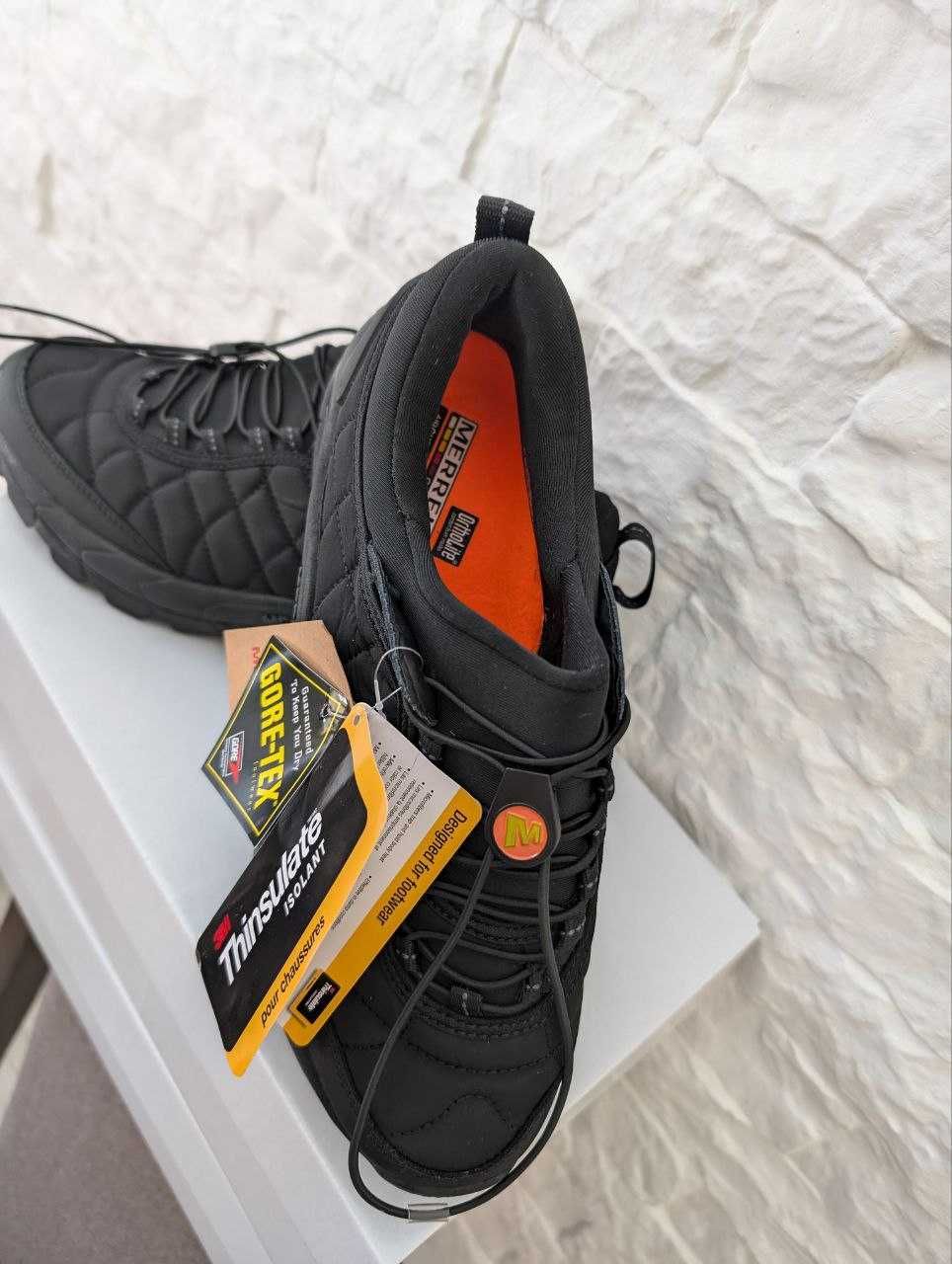 Зимові Чоловічі Кросівки Merrell Moc Black(Флис) 43-46 Без Предоплати