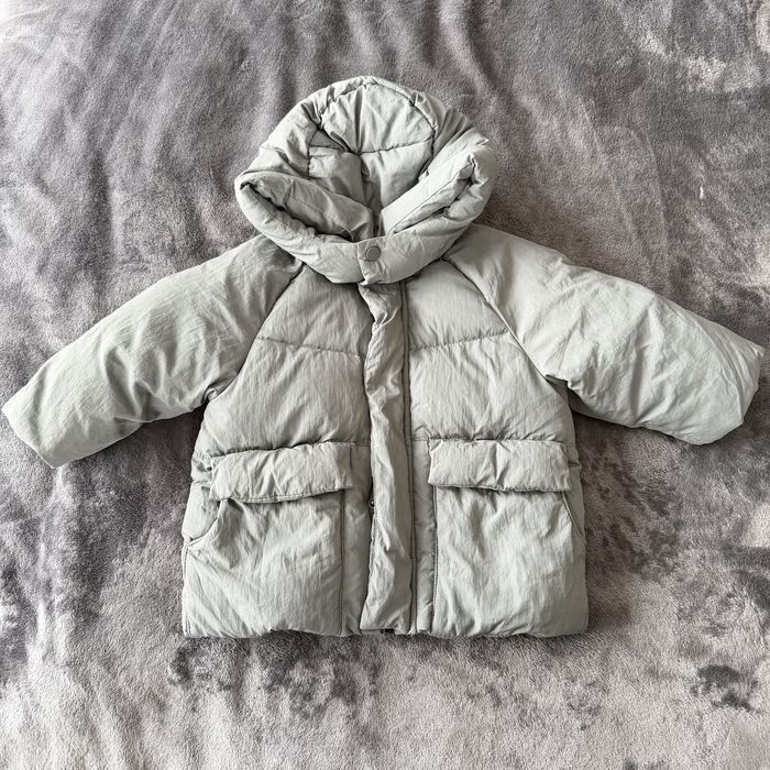 Куртка zara пухова зимова 86 см