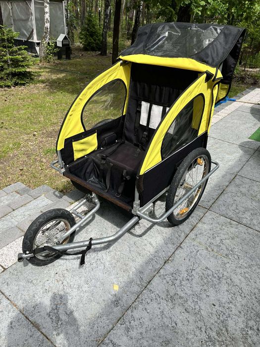Wózek rowerowy XL 2 osoby, przyczepa rowerowa 2x dzieci