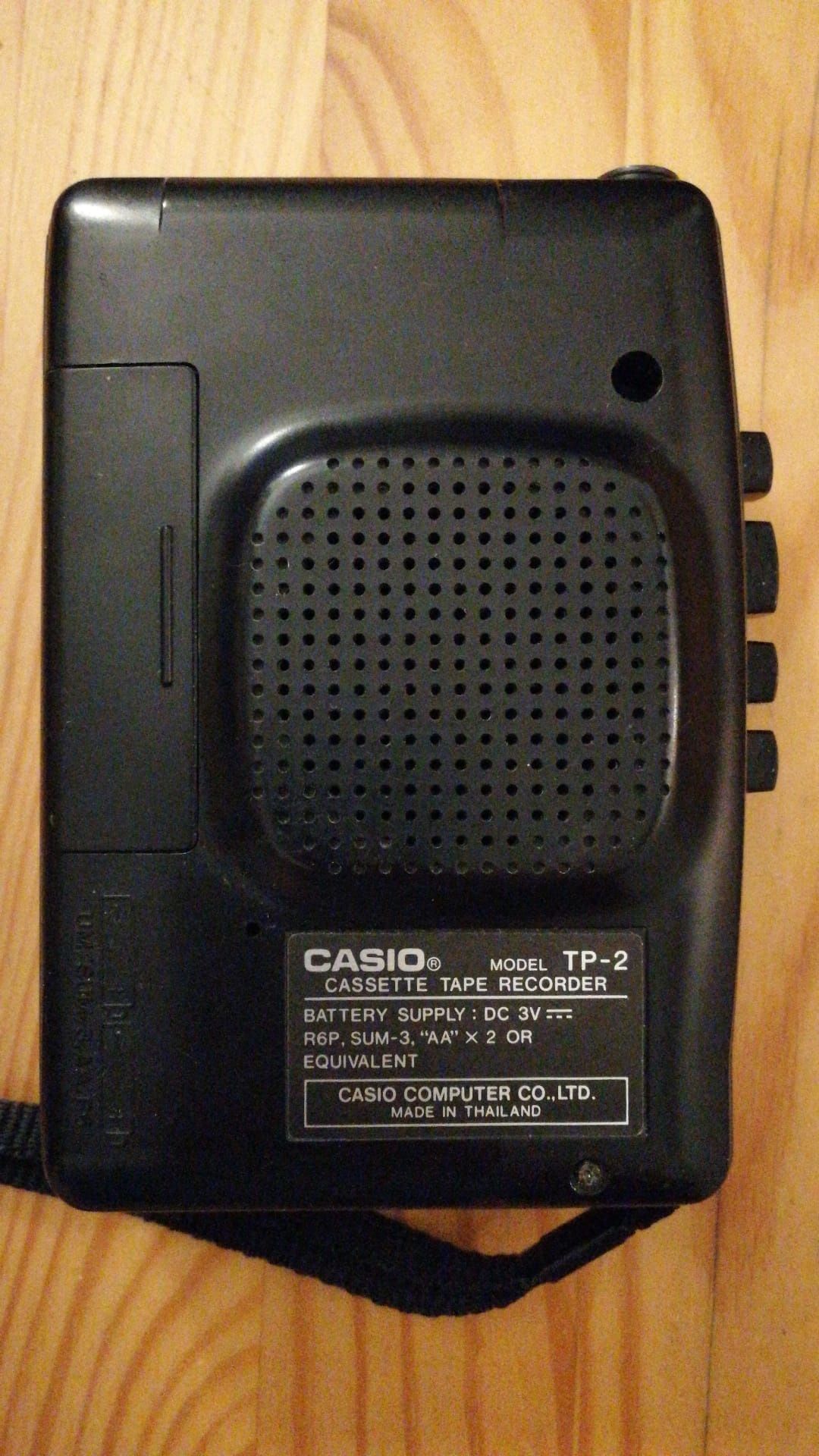 Dyktafon Casio model TP2