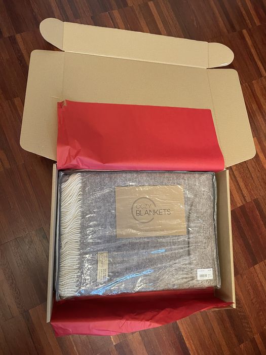 Koc 100% wełna z Nowej Zelandii Cozy Blankets