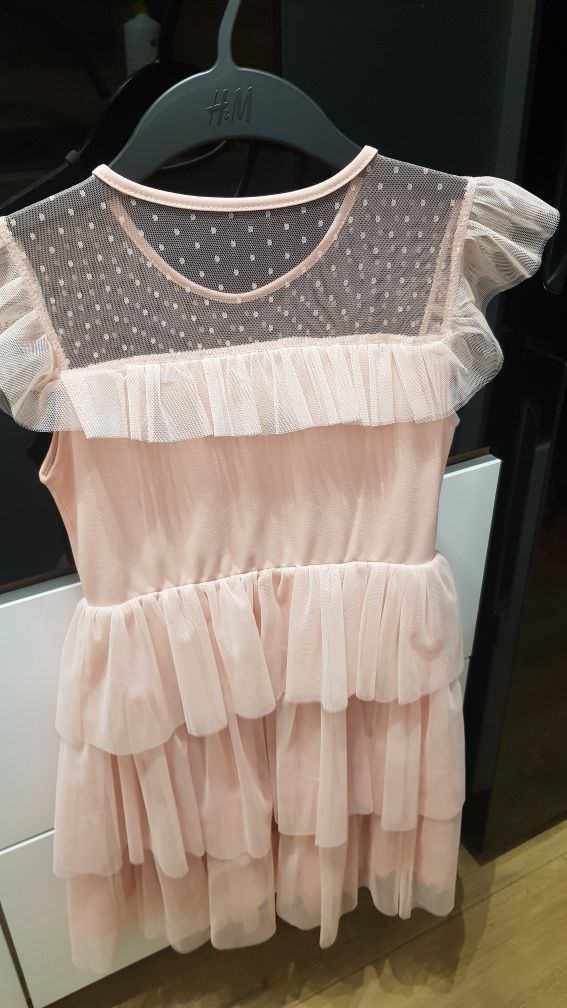 Elegancka sukienka dziewczęca 140/146
