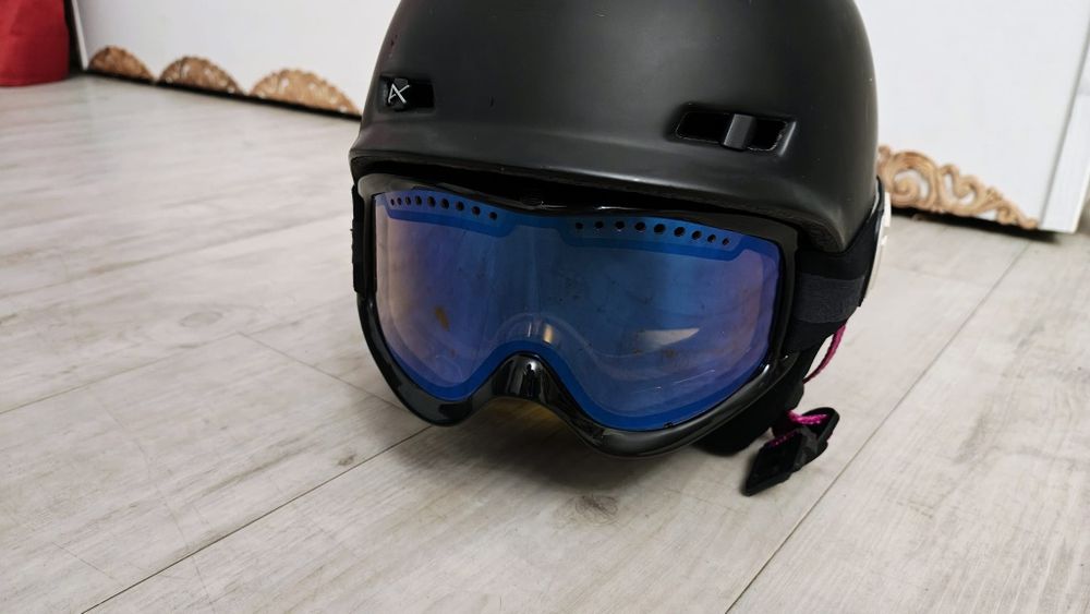 Kask Anon Grifion damski 52-55 snowboard narty gratis gogle