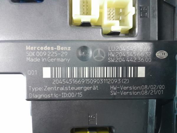 Caixa fusíveis / SAM / BSI MERCEDES-BENZ Classe C (W204)