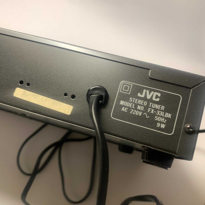 Ретро FM/AM стереотюнер JVC FX-33LBK