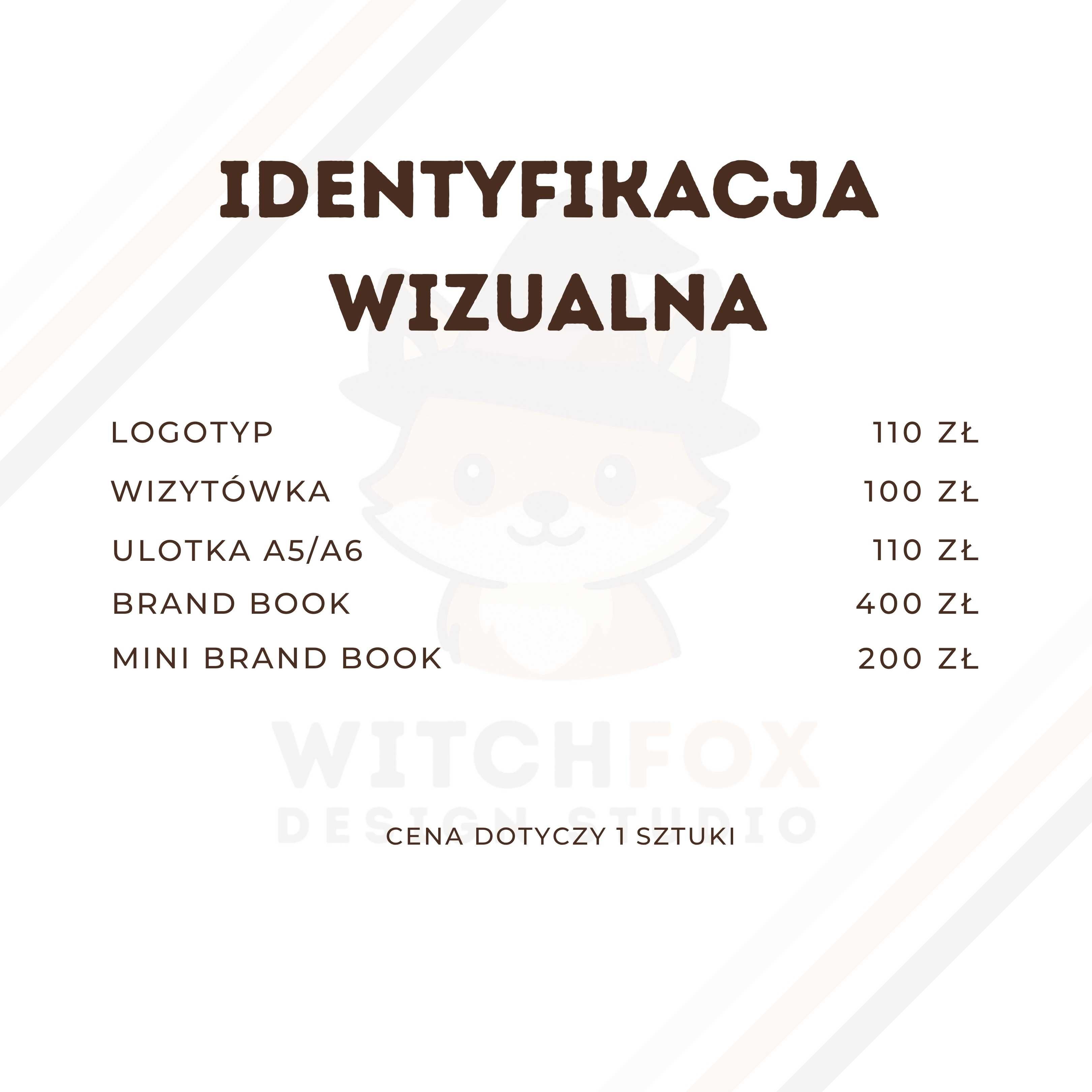 WitchFox Design Studio – logo, wizytówki, projekty graficzne, UX/UI