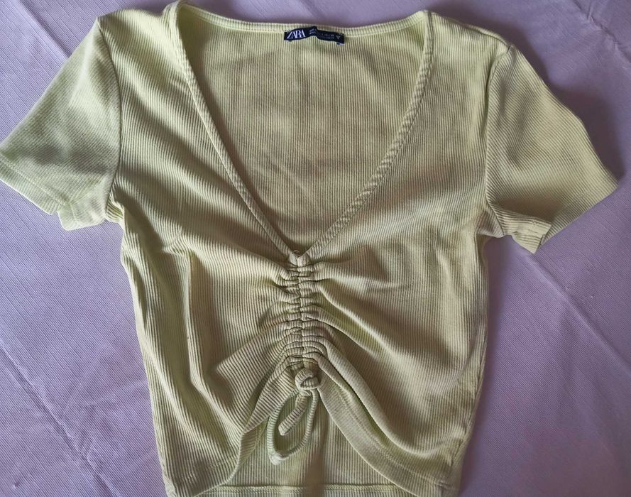 Top franzido Zara