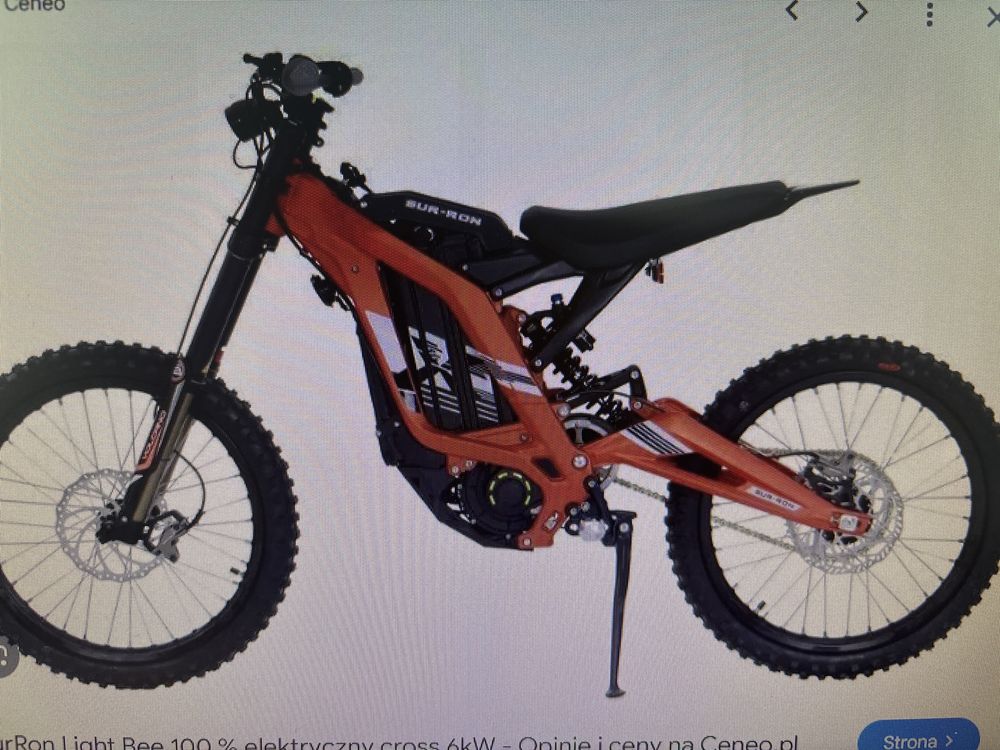 Nowy surron light bee X model z 2022 roku