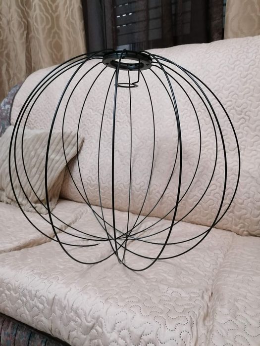 Candeeiro de teto preto