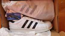 Buty adidas superstar hologram Białe Czarne