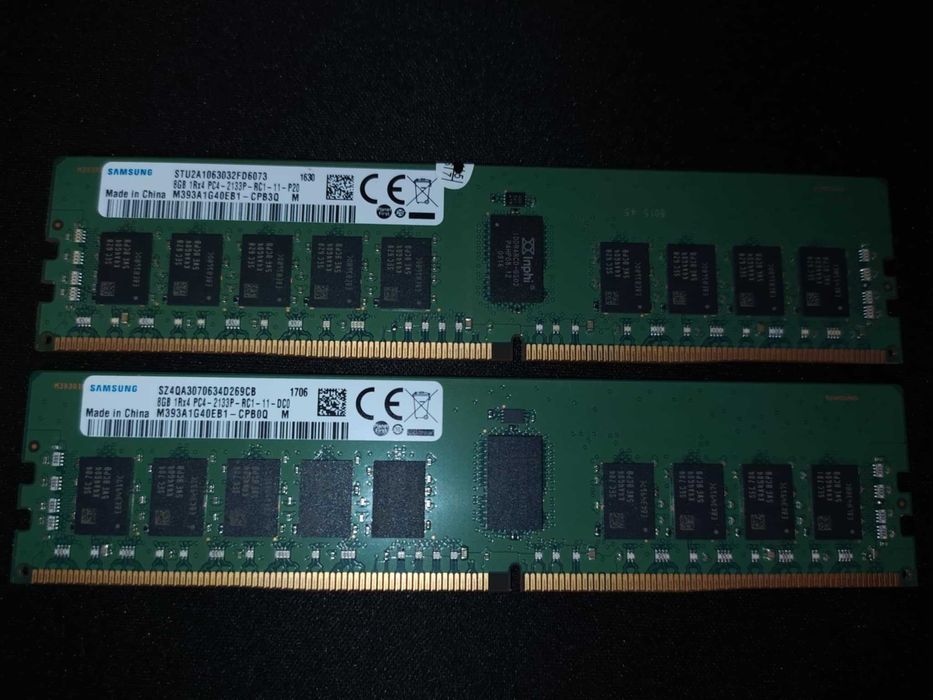 Pamięć RAM 16GB (2x8GB) ddr4 2133mhz Samsung 1Rx4