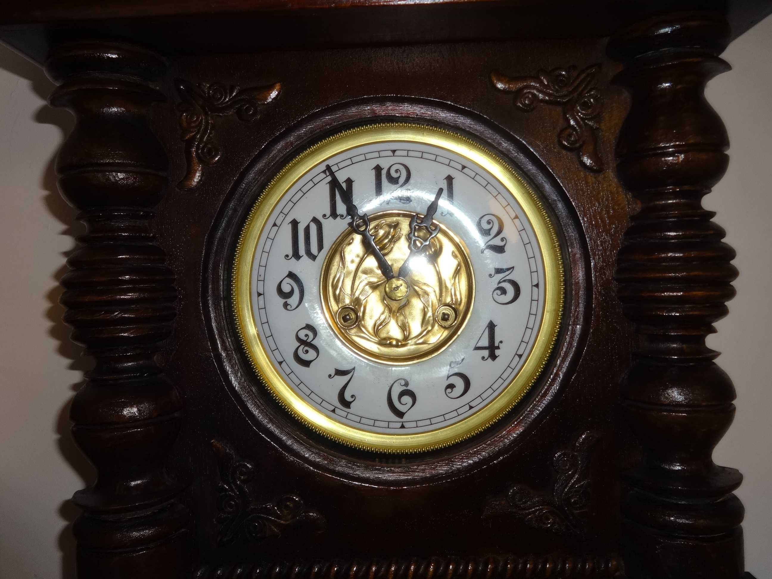 zegar wiszący typu  "ślązak" m-ki Junghans po renowacji