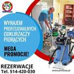 Wynajem profesjonalnych odkurzaczy piorących Numatic. Mroków