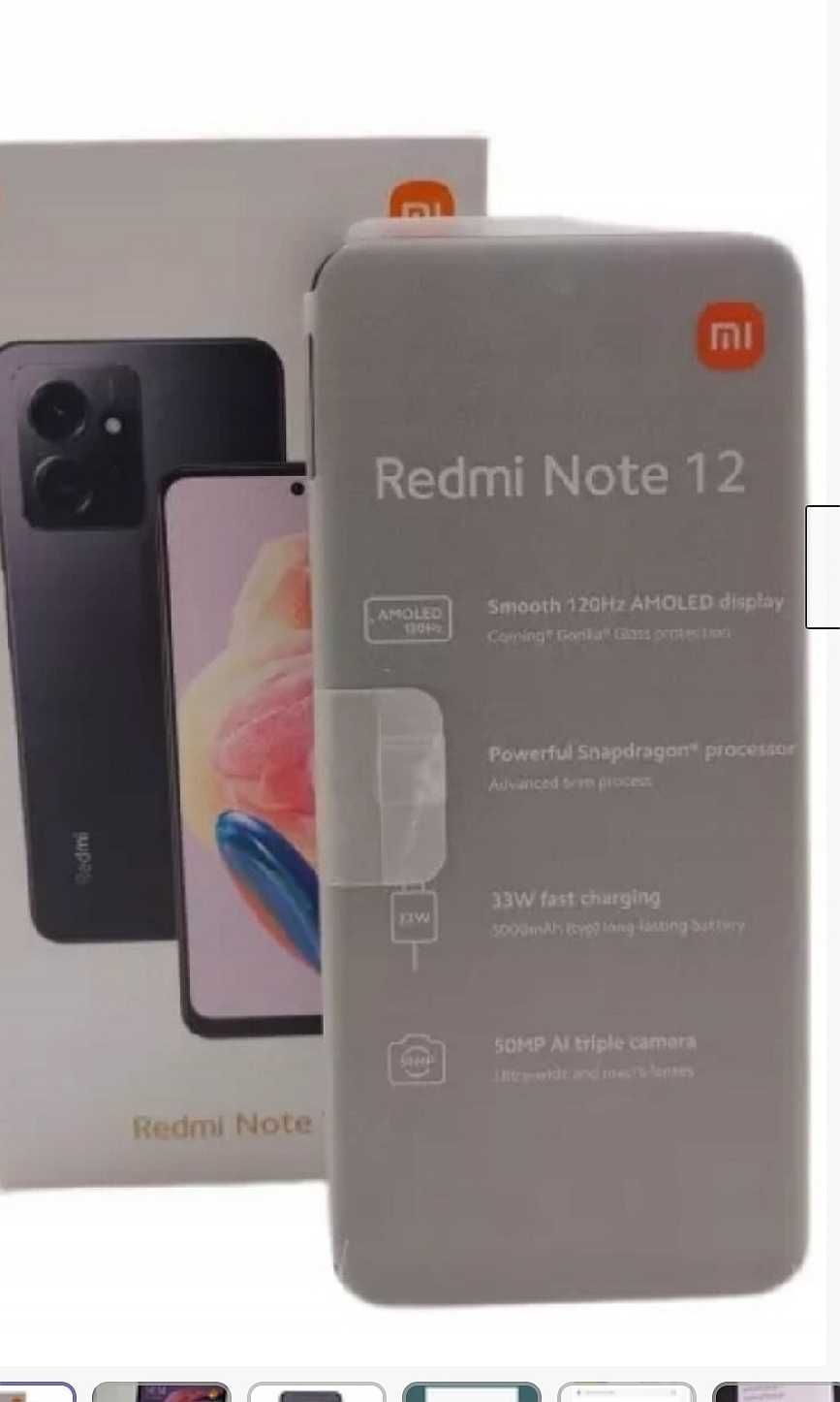 SUPER xiaomi redmi note 12. Android 13.Pamięć 8+4/256gb.Gwar