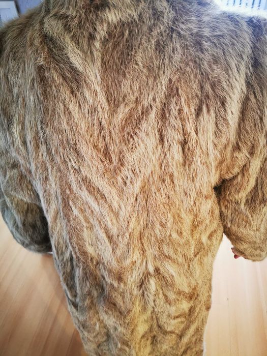 długie futro zima na przeróbki futro z norek