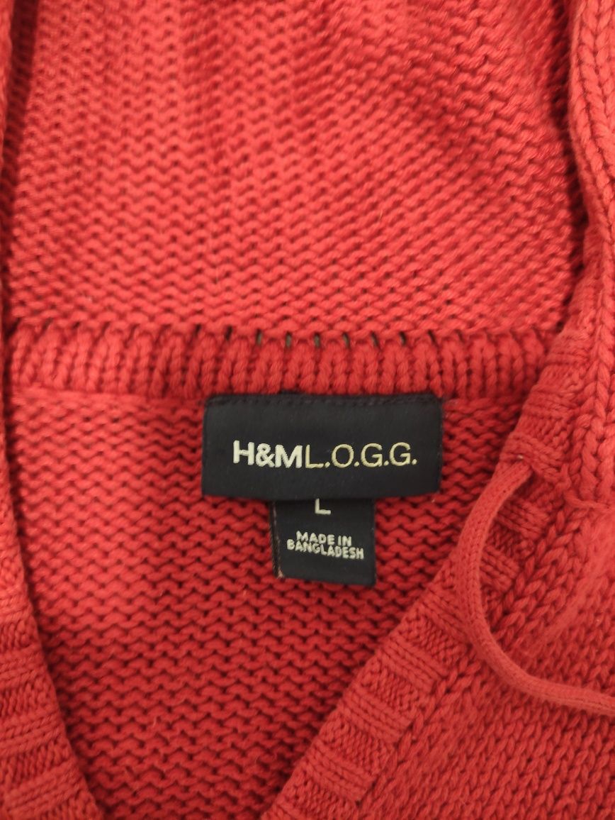 Фирменный свитер/кофта H&M крупной вязки