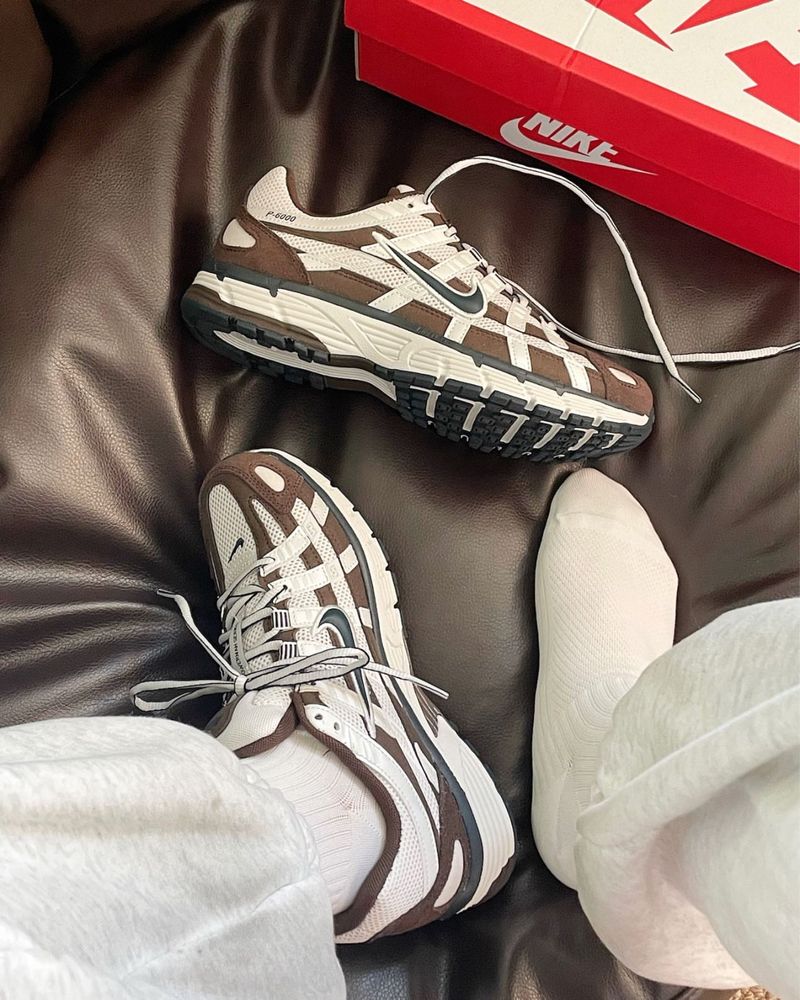 Nike P-6000 Black Brown Sail Оригінал