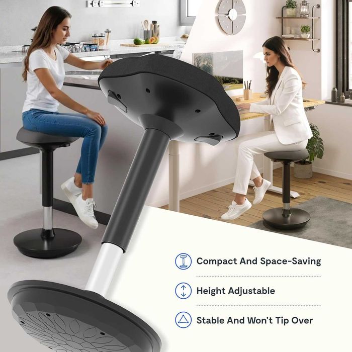Nowe ergonomiczne krzesło / hoker / stołek / FlexiSpot BH4B !K443!