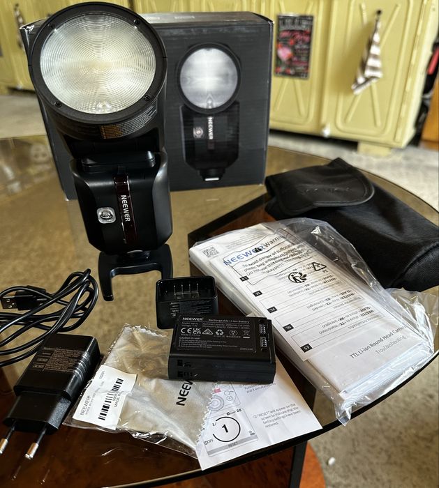 Спалах NEEWER Z2-C 2.4G TTL із круглою головкою, для Canon, вспышка