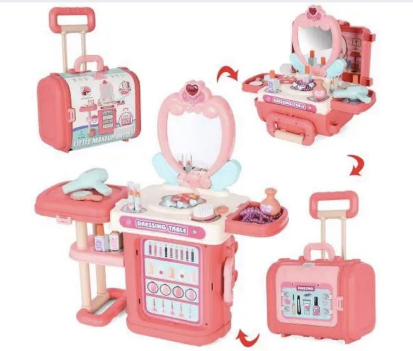 Трюмо 3686 зв,св, фен, гребінець, флакони, 29пр