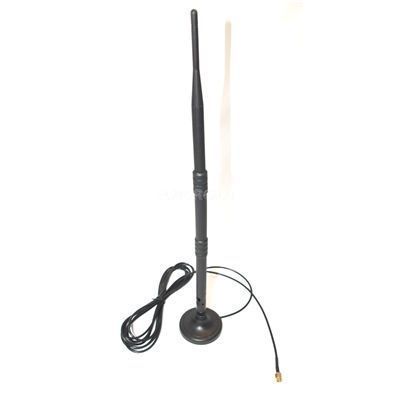 Antena Wifi 12Dbi 41Cm Rp-Sma + Podstawka