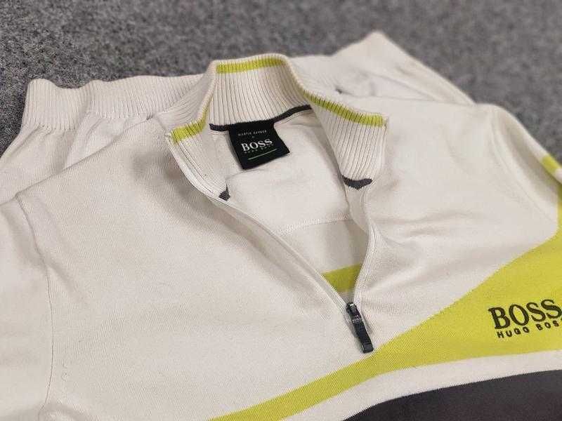 Светр з замком чоловічий hugo boss x martin kaymer кофта оригінал