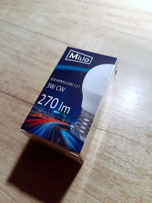 10x Żarówka ledowa LED MINI KULKA E27 3W 270lm barwa zimna 6500K