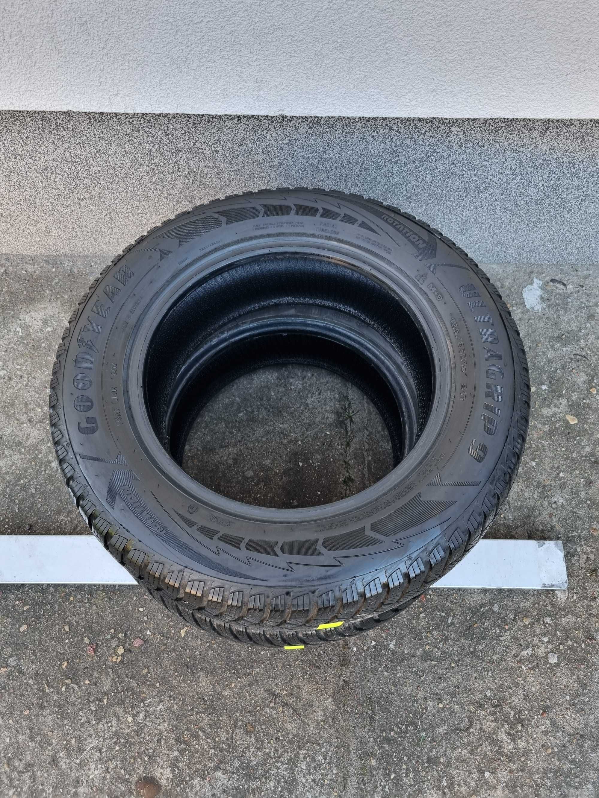 Opony zimowe GOODYEAR UltraGrip 9 195/65 R15 91T KOMPLET P360