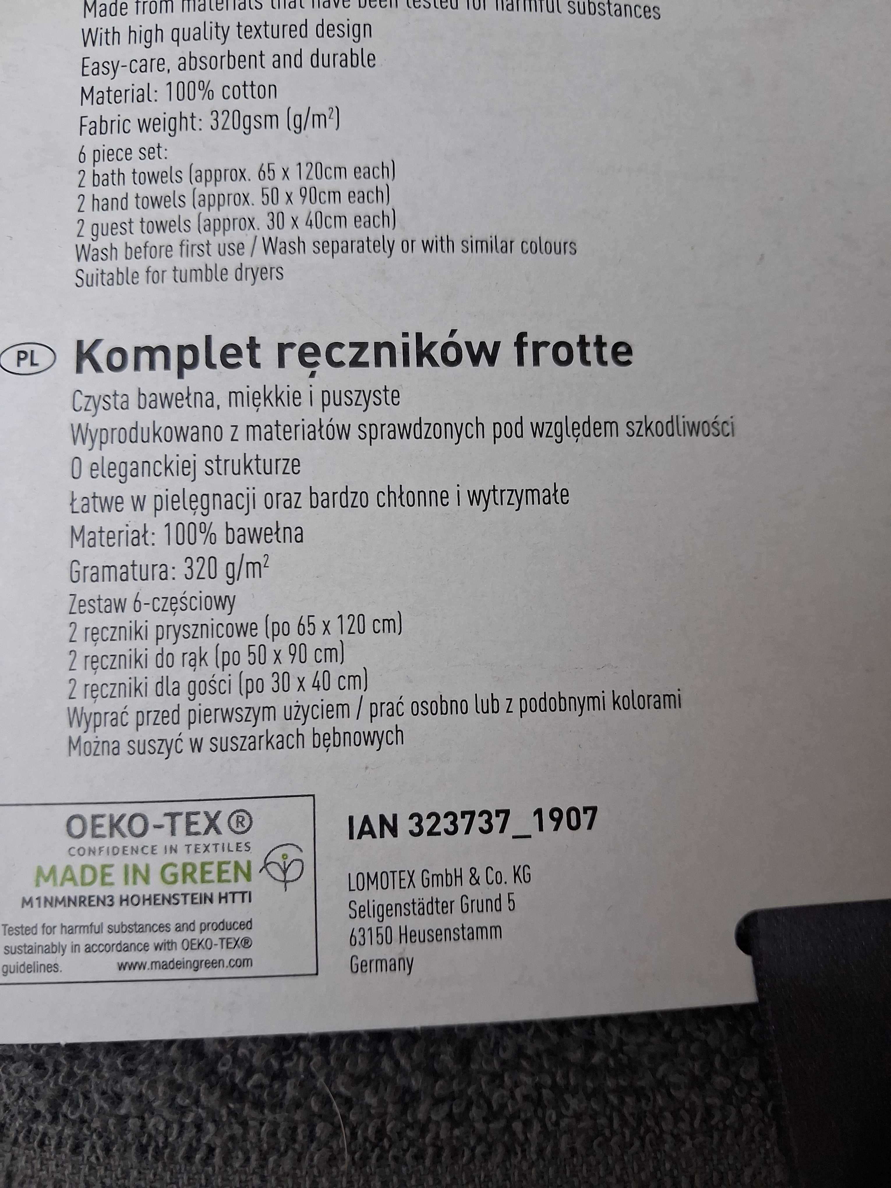 Komplet ręczników