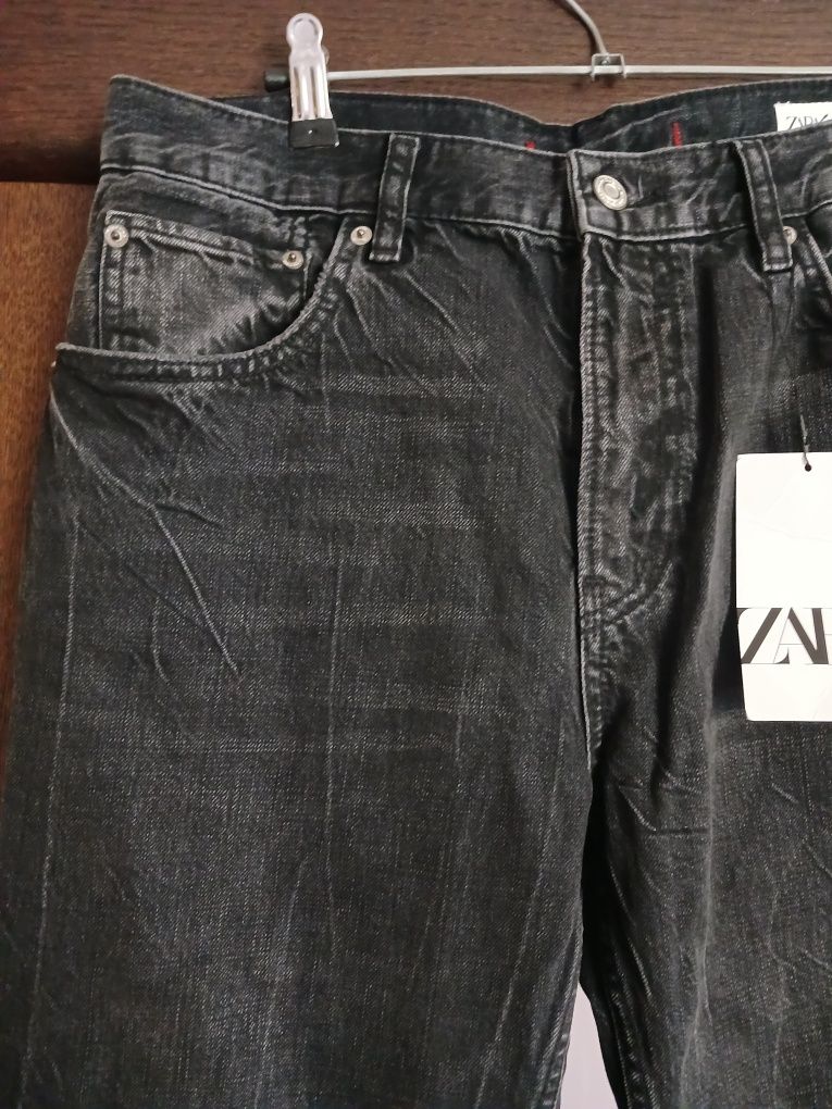 Джинси zara bootcut high-waist р-р 42
