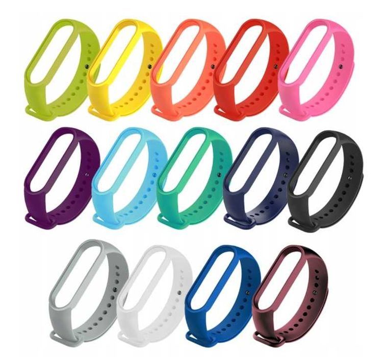 Zestaw 14 Opasek Do Xiaomi Mi Band 6 Pasek do MIBAND Różne Kolory