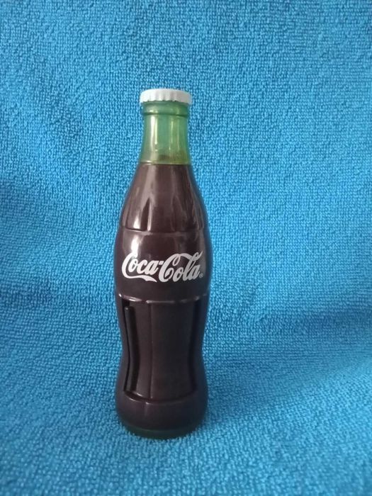 Coca Cola Garrafa c/ Urso Giratório