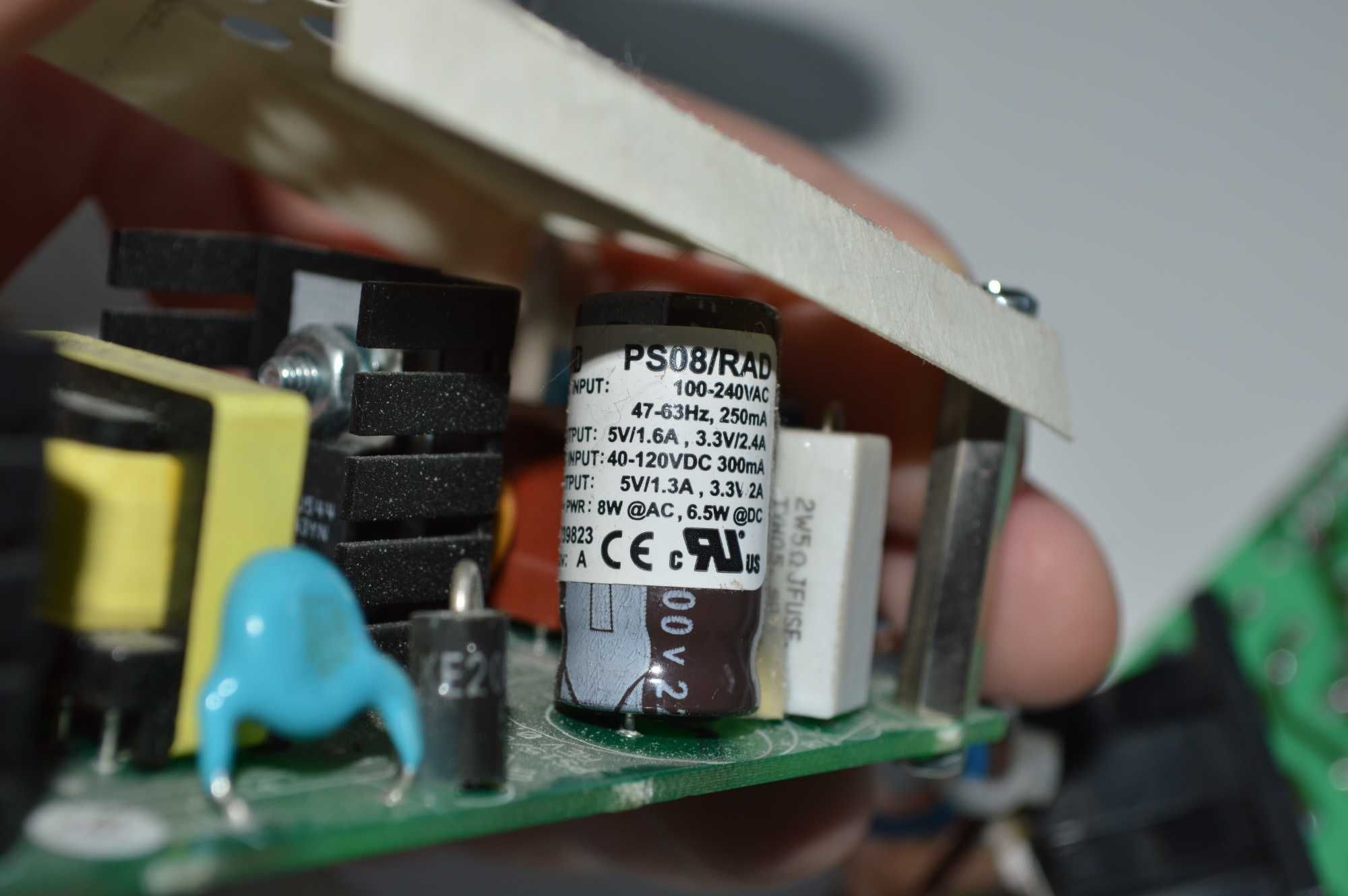 Блоки питания  +5V (1,5A) -5V (0,5A); 5V (1,6A) 3,3V (2,4A)