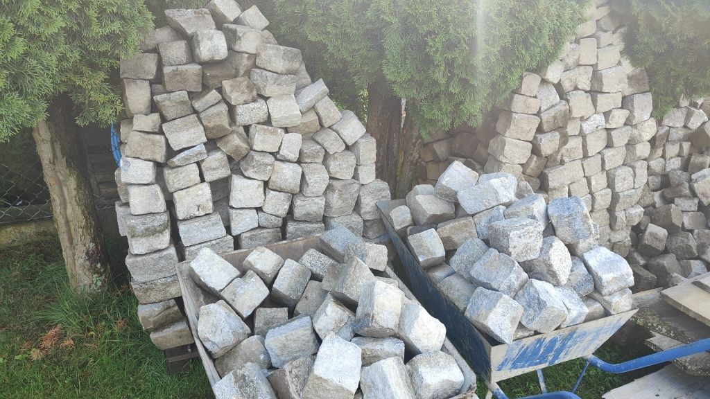 Kostka Granitowa z rozbiórki +/- 20-25m2