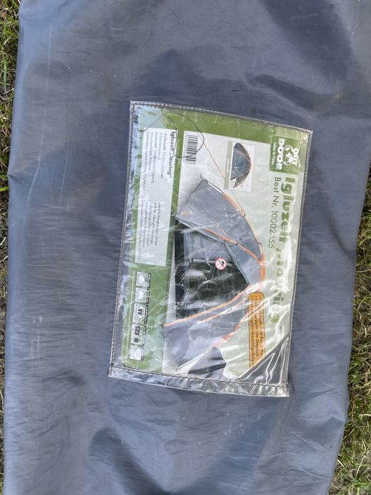 Namiot dwuosobowy 190x230x120 z dwoma wejsciami outdoor