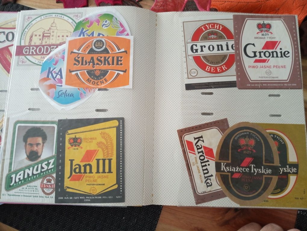 Kolekcja polskich etykiet z piwa 272 szt birofilistyka