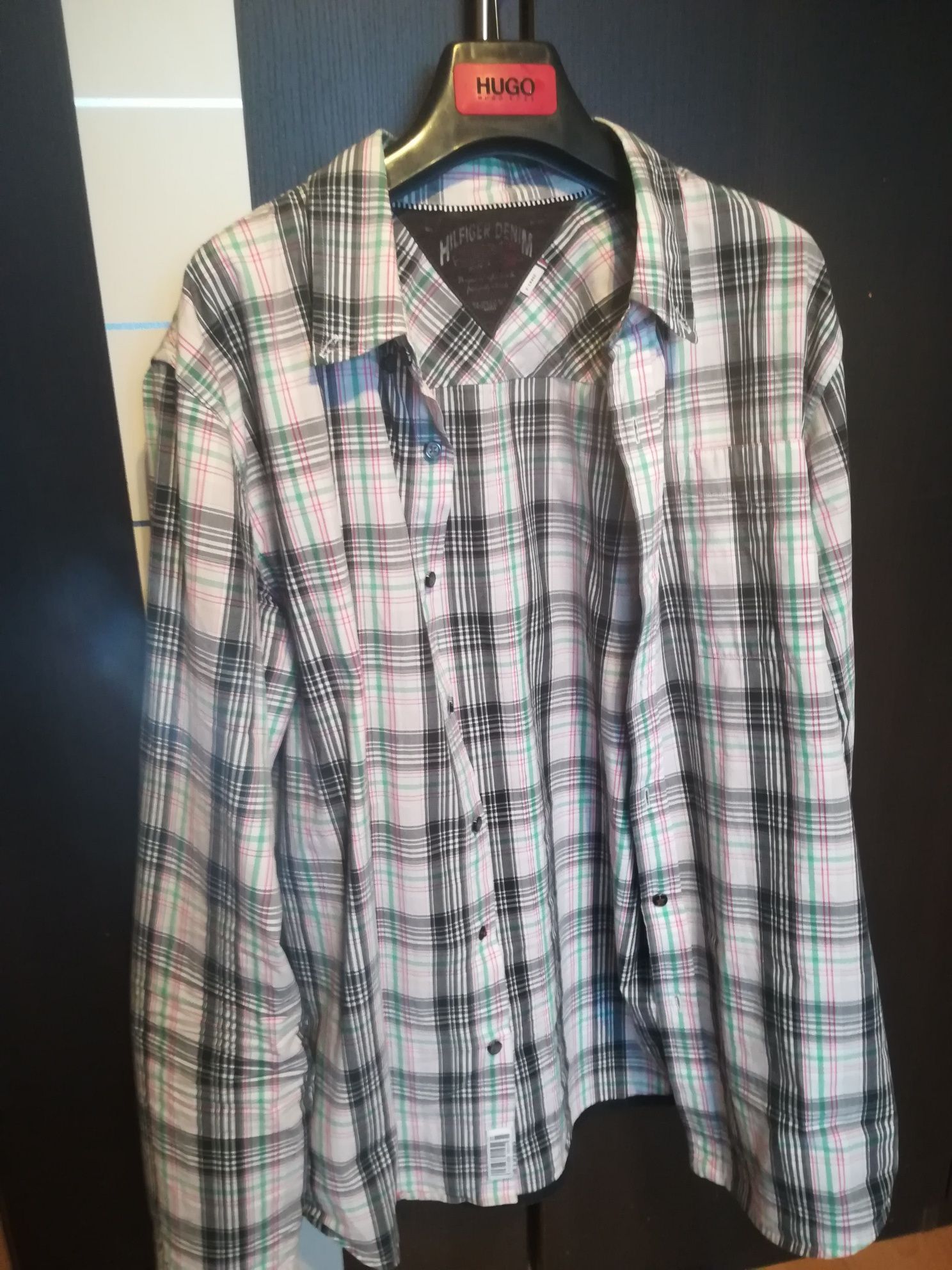 Tommy Hilfiger koszula w kratę XL 100% originał