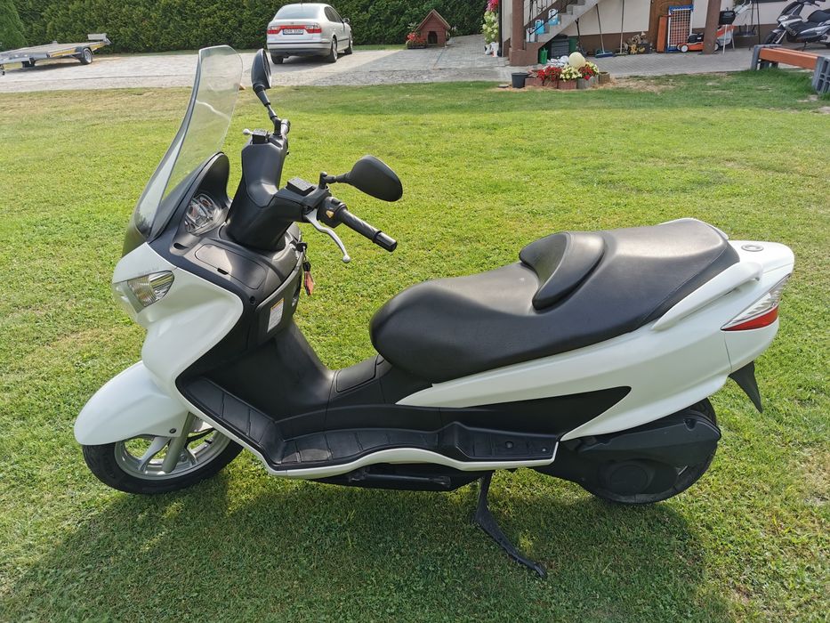 Suzuki Burgman 200 K7 Biała Perła 18 tyś Przebiegu Super Stan