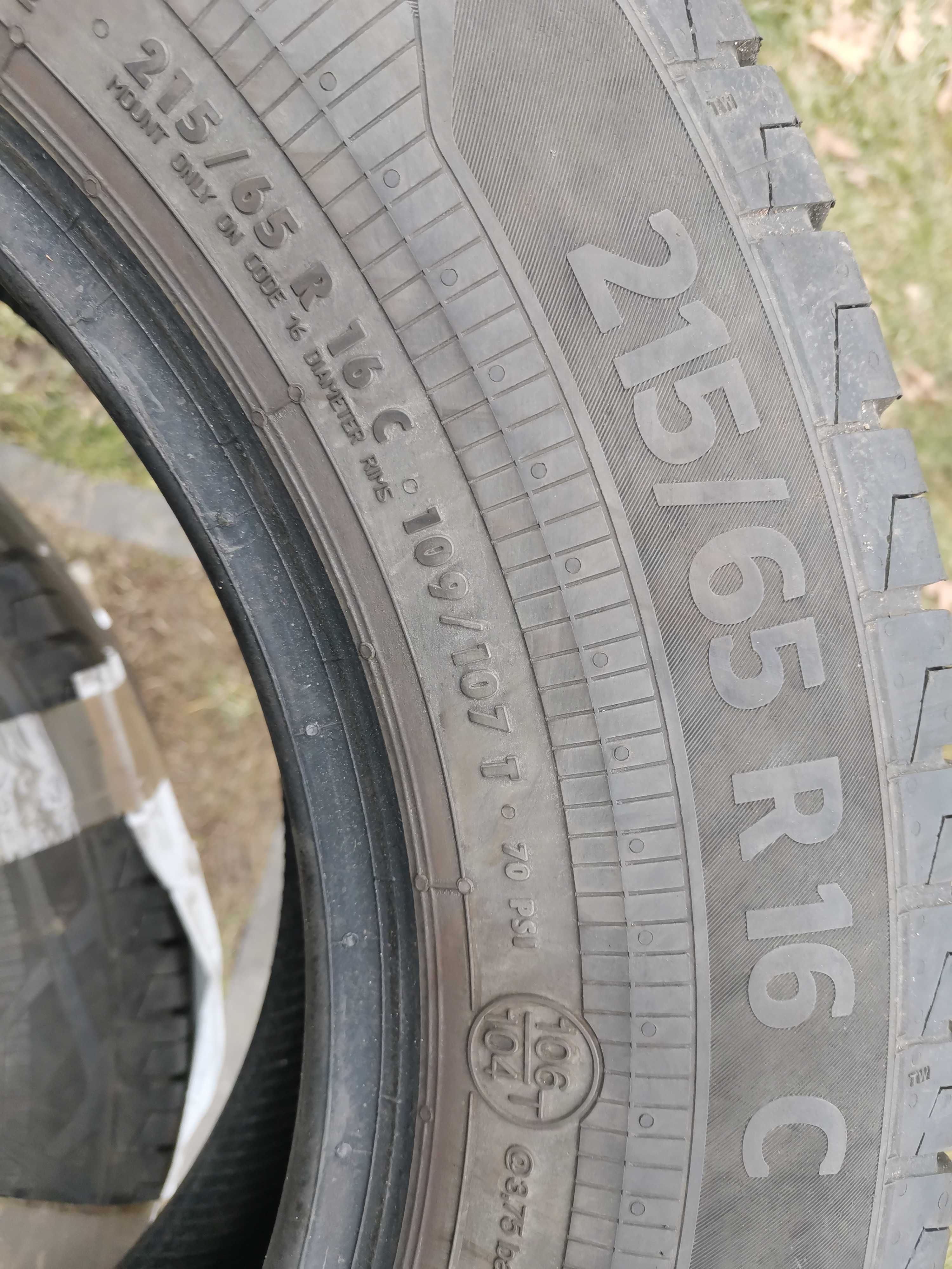 bus lato Continental 215/65/16C z 2019r 7.3mm 2szt